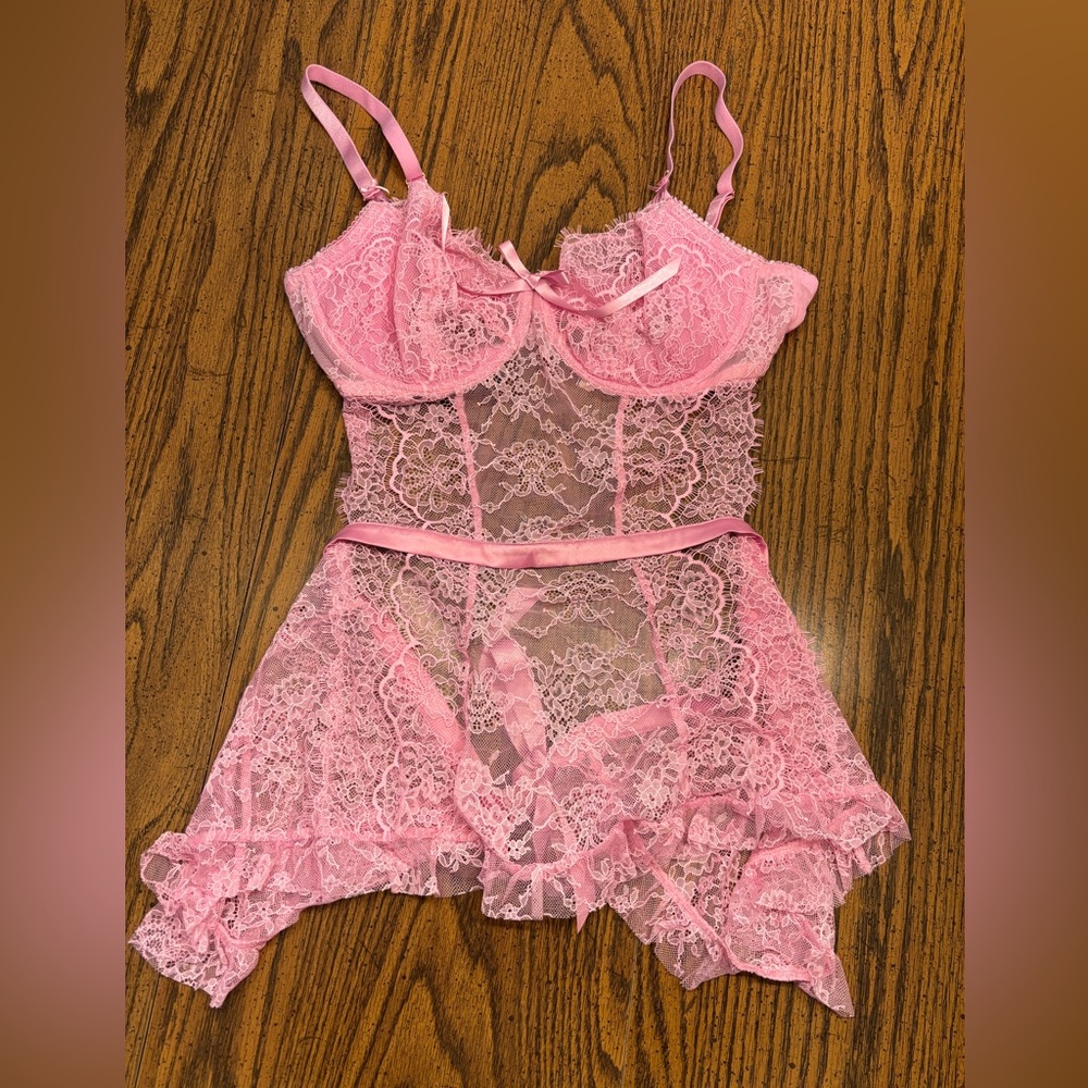NWT Victoria’s Secret babydoll apron lingerie XL